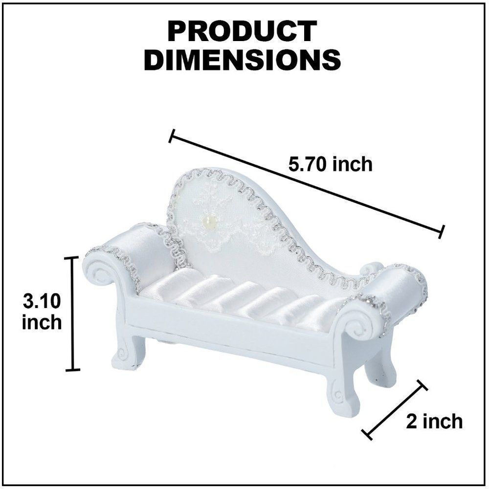 Sofa Shaped Storage Rack Hand Made Iron - Picture 4 of 9